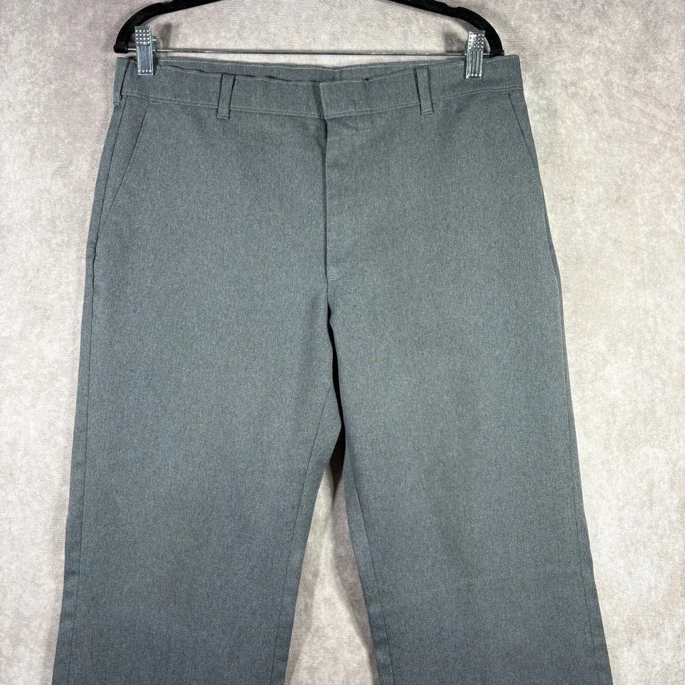 Vintage Levi's Action Slacks Dress Pants Mens 34X30 Gray Trousers Flat Business
